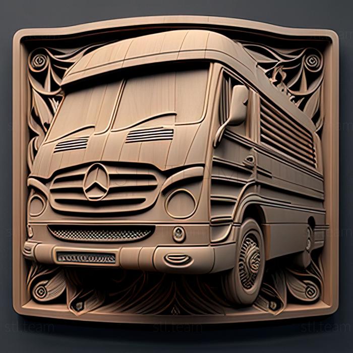 3D модель Mercedes Benz Sprinter (STL)